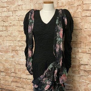 Vintage Lorrie Kabala Victorian BoHo dress